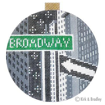 NYC Broadway Needlepoint Canvas - KC Needlepoint