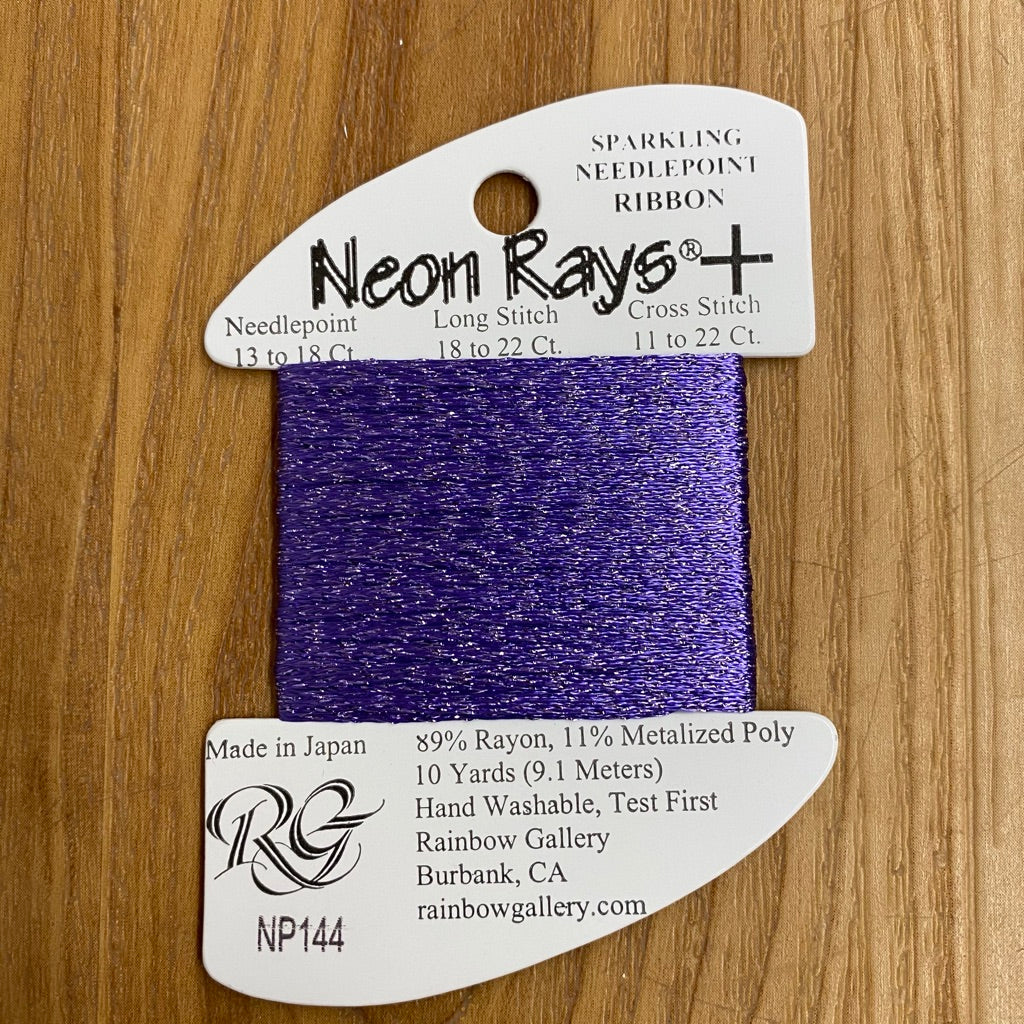 Neon Rays+ NP144 Pansy - KC Needlepoint