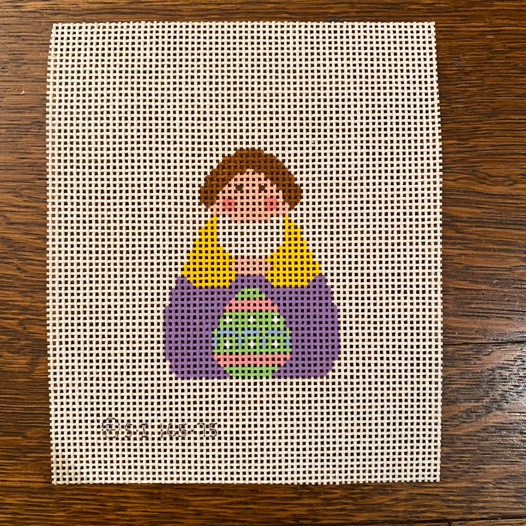Easter Angel Canvas - needlepoint