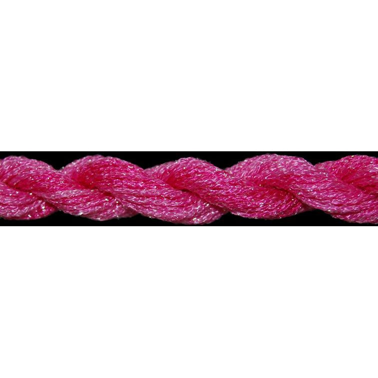 ThreadworX #12 Overdyed Metallic Bermuda Pink - KC Needlepoint