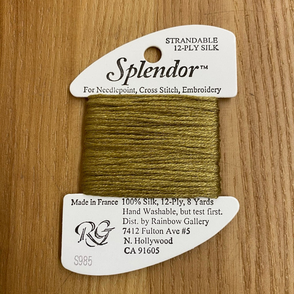 Splendor S985 Medium Khaki - KC Needlepoint