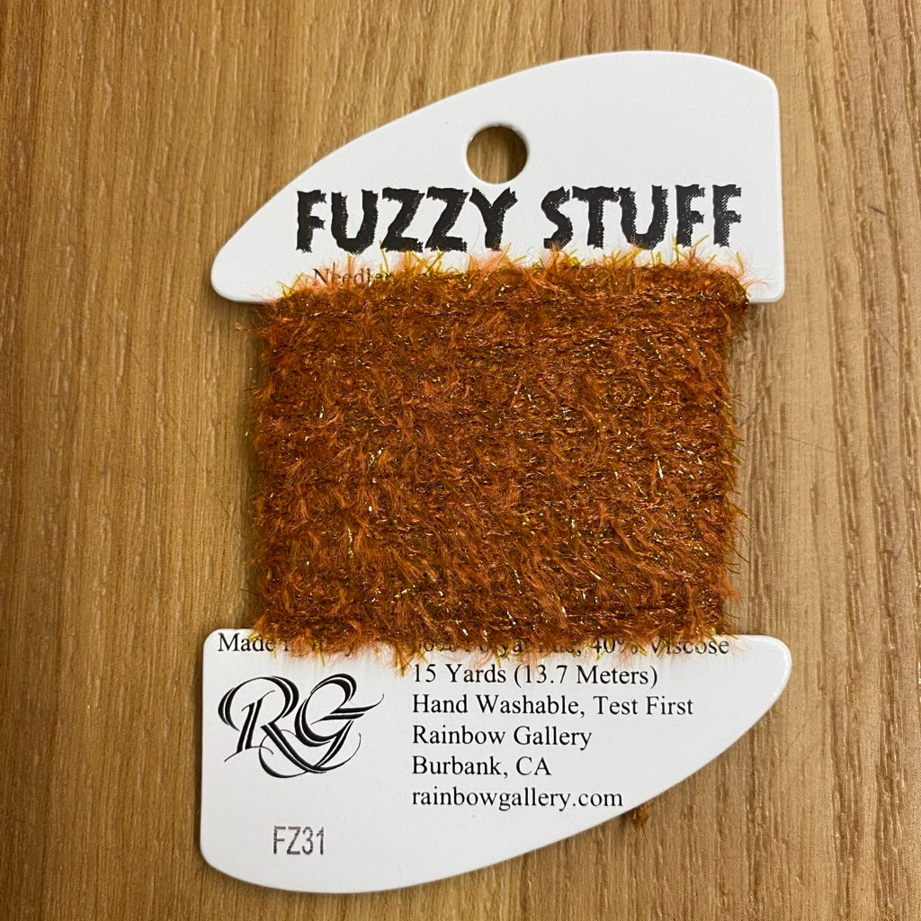 Fuzzy Stuff FZ31 Dark Gold Brown - needlepoint