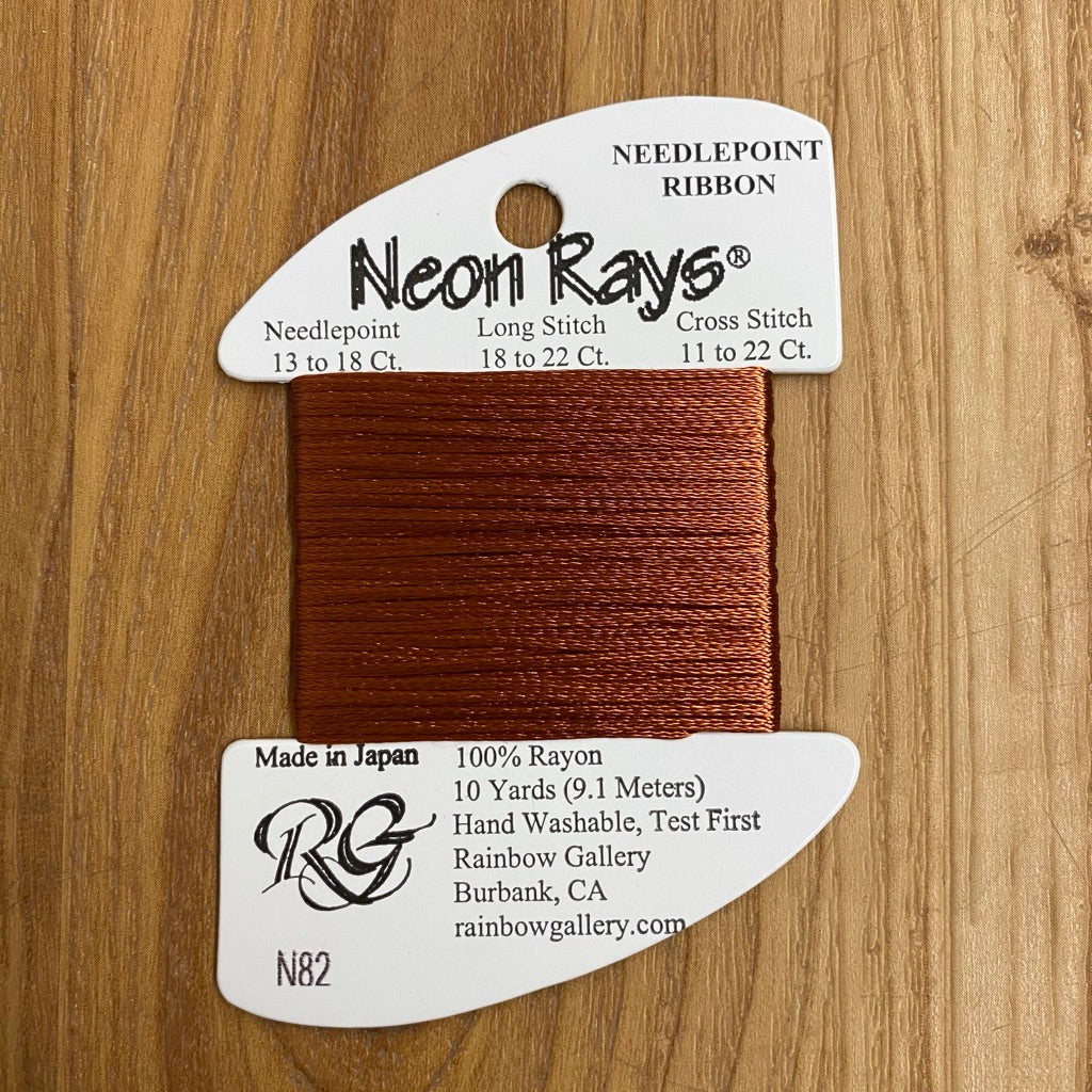 Neon Rays N82 Cinnamon - KC Needlepoint