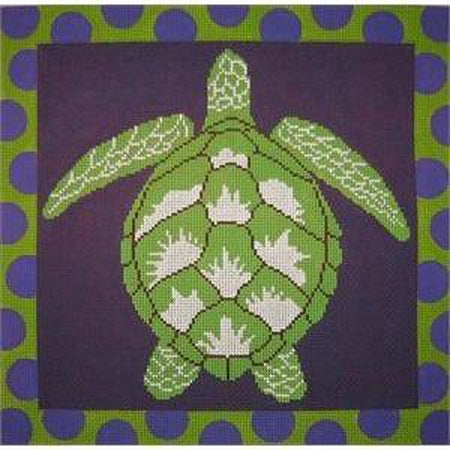 Turtle Needlepoint Canvas - KC Needlepoint