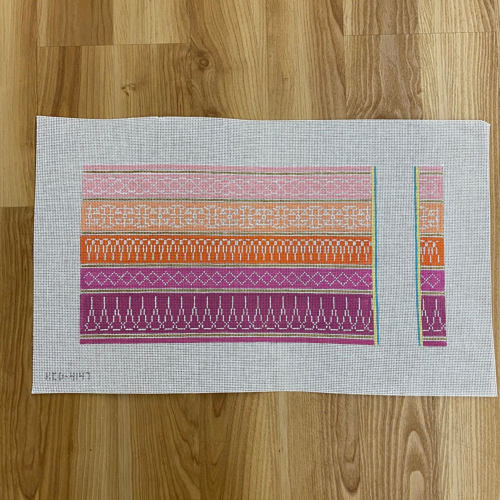 The Liddy Clutch - needlepoint
