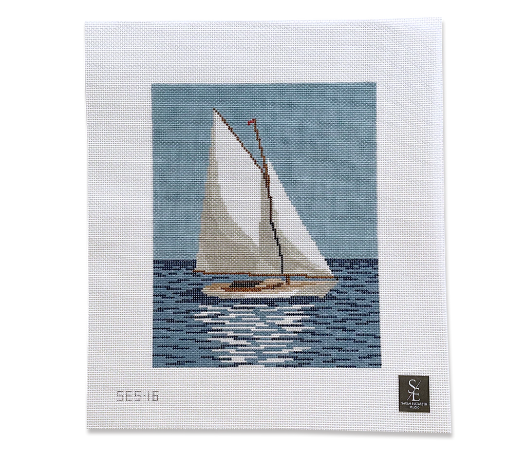 Buzzards Bay Sailing Canvas - KC Needlepoint