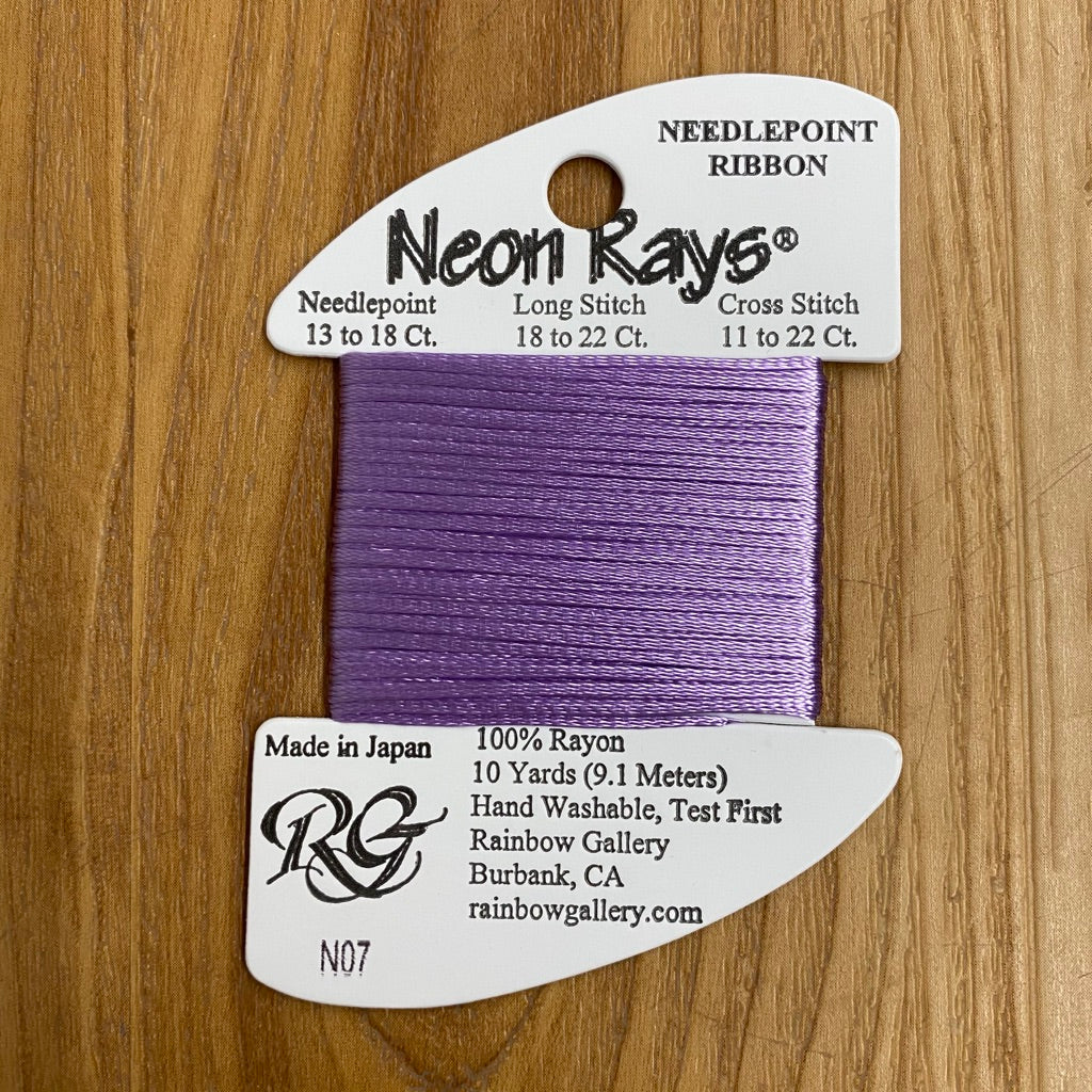 Neon Rays N07 Lavender - KC Needlepoint