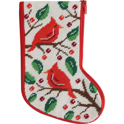 Cardinals Mini Sock Kit - KC Needlepoint