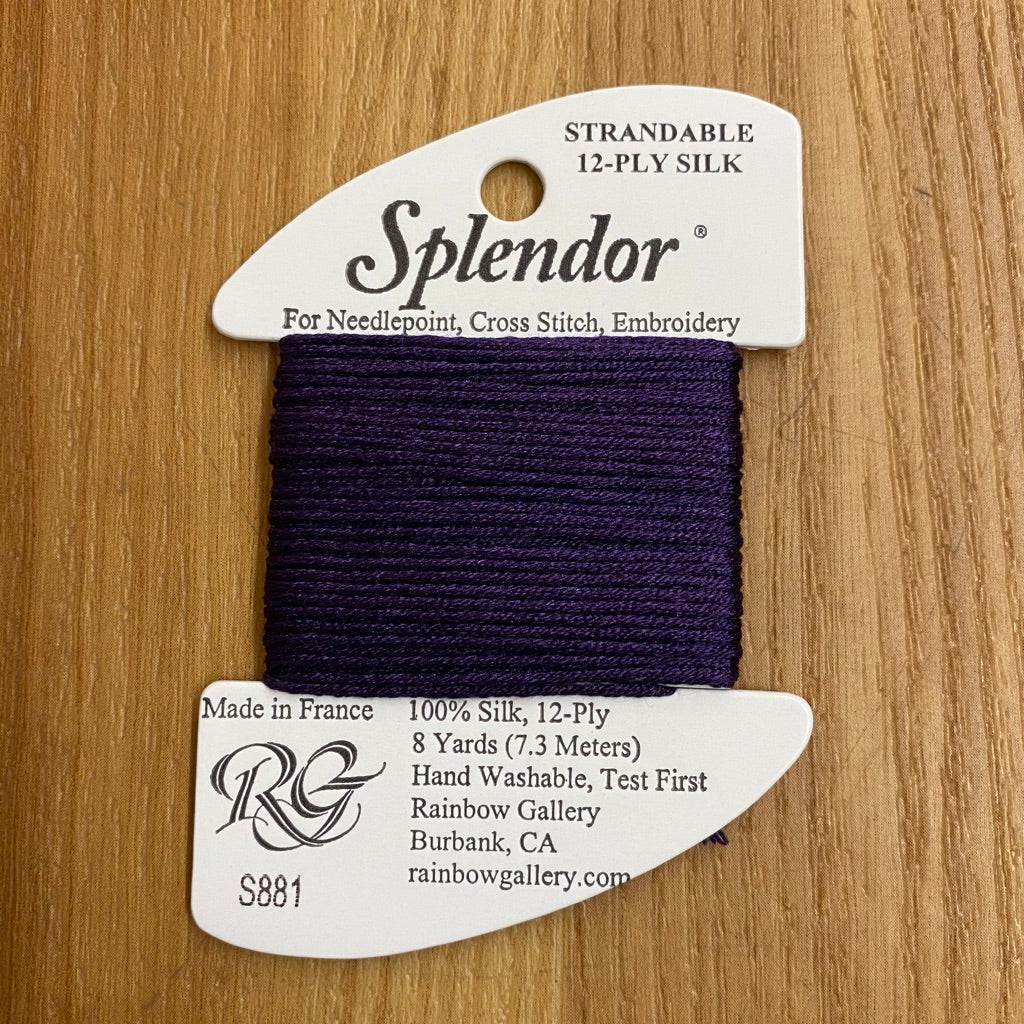Splendor S881 Midnight Purple - KC Needlepoint