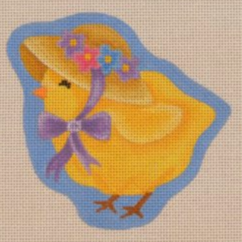 Bonnet Chick Canvas - KC Needlepoint