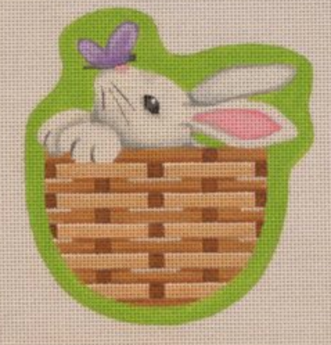 Bunny Basket Canvas - KC Needlepoint