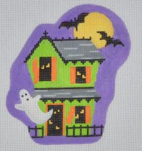 Haunted House Canvas - KC Needlepoint