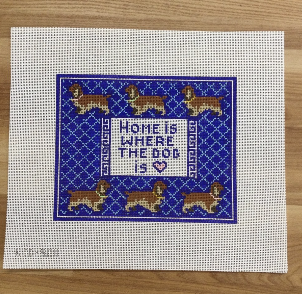 Home is Where the Dog Is (Cocker Spaniel) Canvas - needlepoint