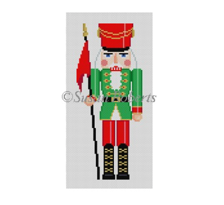 Christmas Guard Nutcracker Canvas - needlepoint