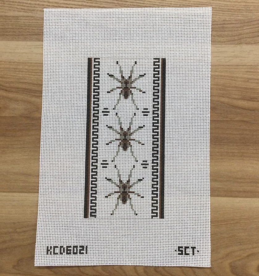 Spiders Eyeglass Case - KC Needlepoint
