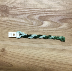 Bouclé 079 Dk to Whspr Moss Green - KC Needlepoint