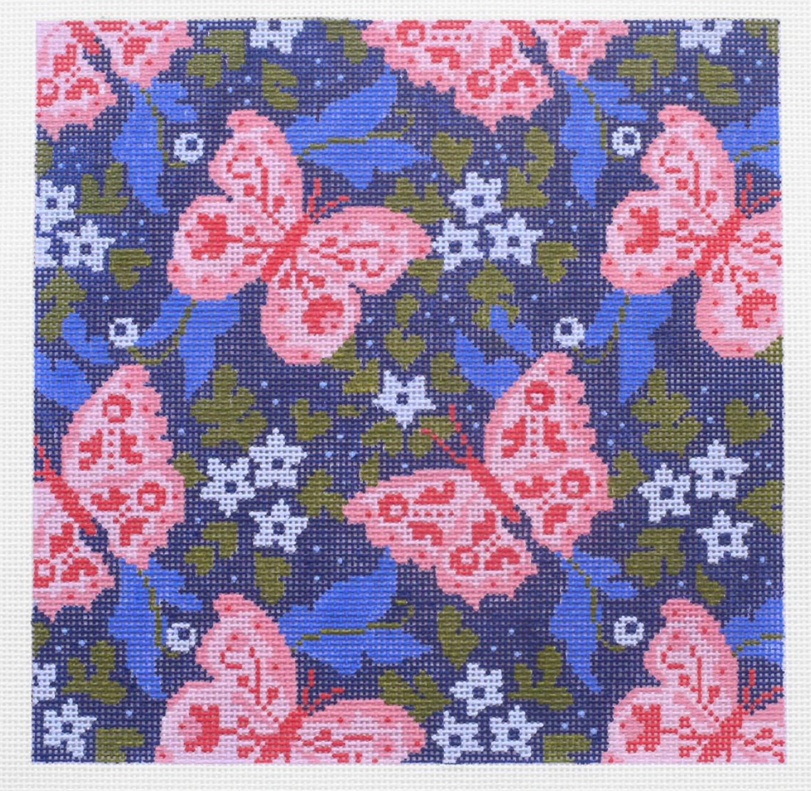 Butterfly Garden Canvas - KC Needlepoint