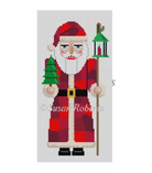 Patchwork Santa Nutcracker Canvas - KC Needlepoint