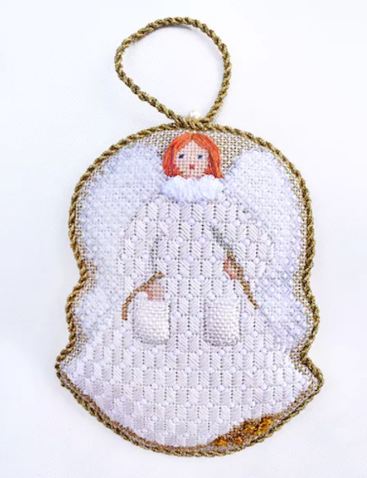 Angel with Attitude Canvas - KC Needlepoint