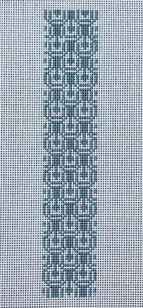 Geometric Key Fob Canvas - KC Needlepoint