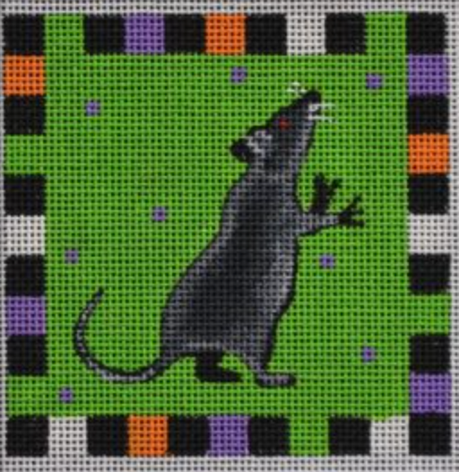 Rat Square Canvas - KC Needlepoint