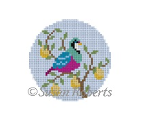 Partridge in a Pear Tree Canvas - KC Needlepoint