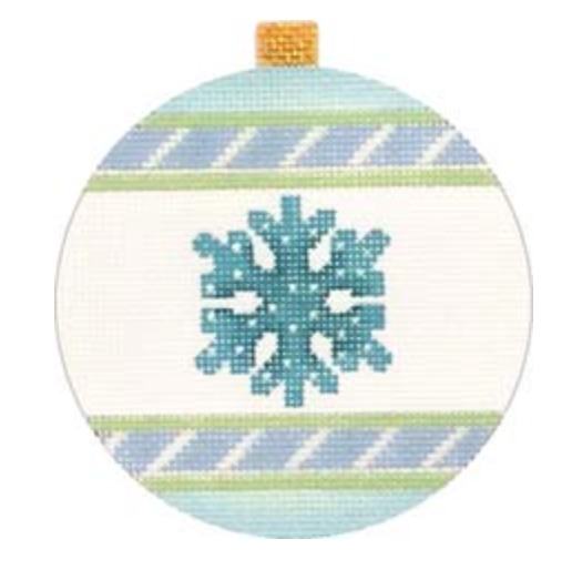 Snowflake Needlepoint Canvas - KC Needlepoint