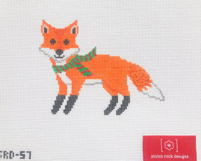 Felix the Fox Canvas - KC Needlepoint