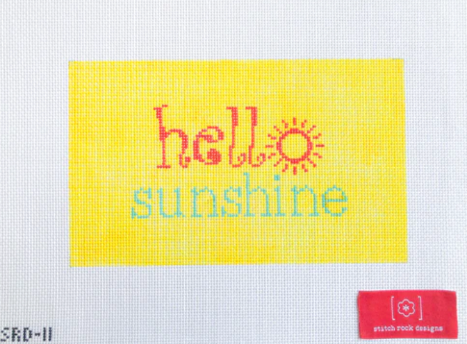 Hello Sunshine Canvas - KC Needlepoint