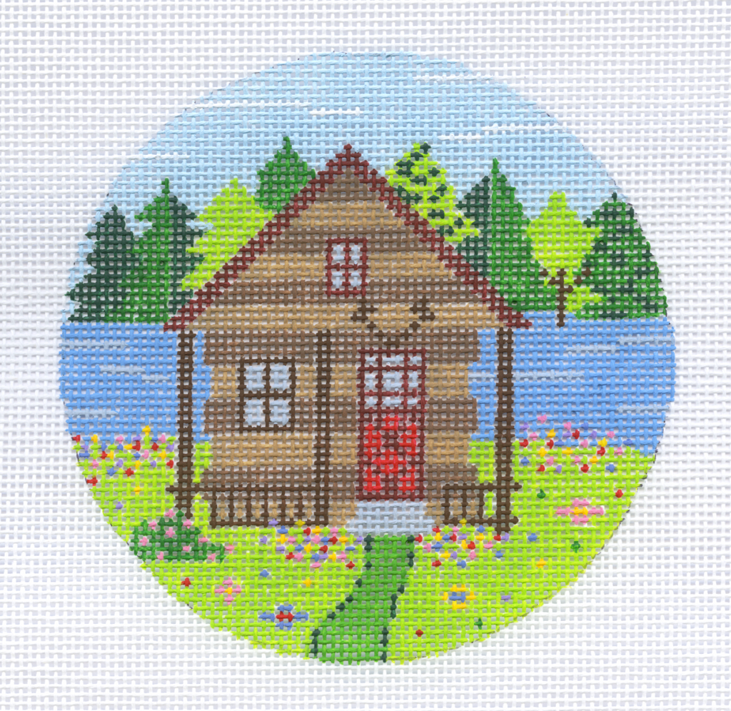 Up North Spring Canvas - KC Needlepoint