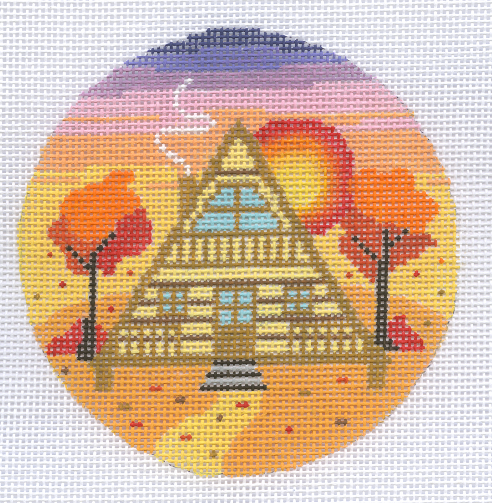 Up North Fall Canvas - KC Needlepoint