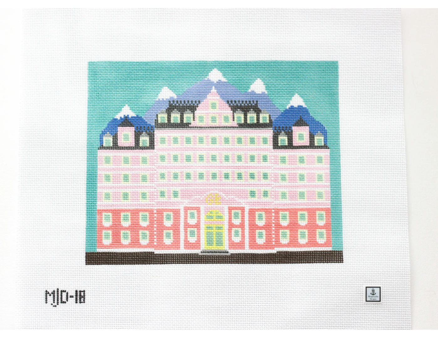 Budapest Hotel Canvas - KC Needlepoint
