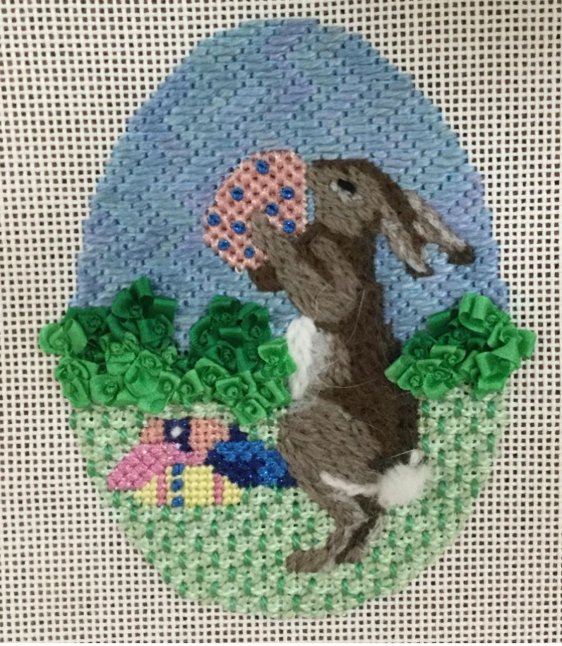 Bunny Egg Kit - KC Needlepoint