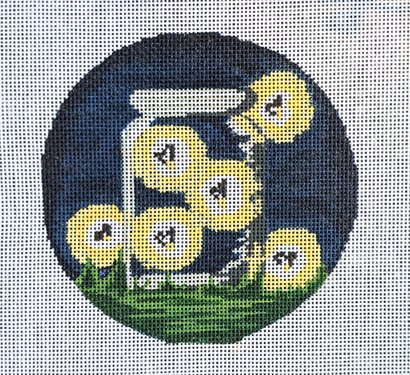 Firefly Jar Canvas - KC Needlepoint