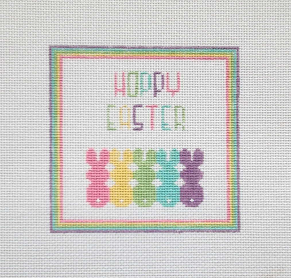 Hoppy Easter Canvas - KC Needlepoint