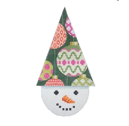 Snowcone Baubles Canvas - KC Needlepoint