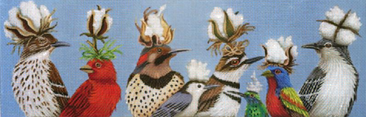 Cotton Club Needlepoint Canvas - KC Needlepoint