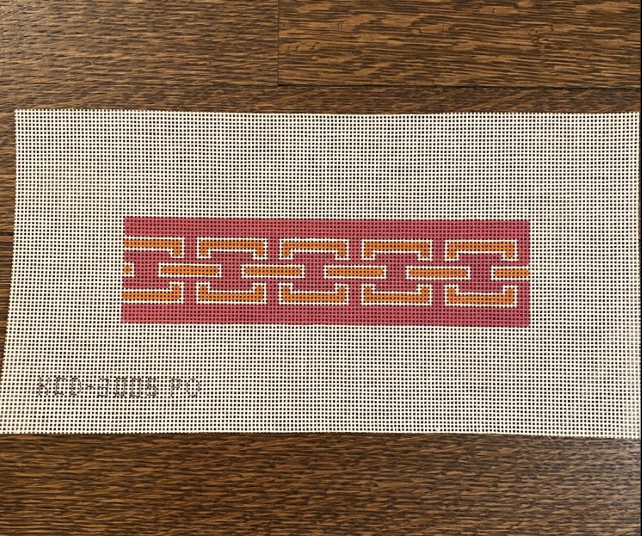 Chainlink Key Fob Canvas - KC Needlepoint