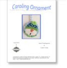Caroling Ornament Canvas - KC Needlepoint