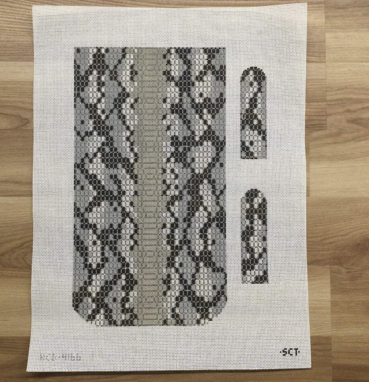 Snakeskin Trifold Clutch - KC Needlepoint