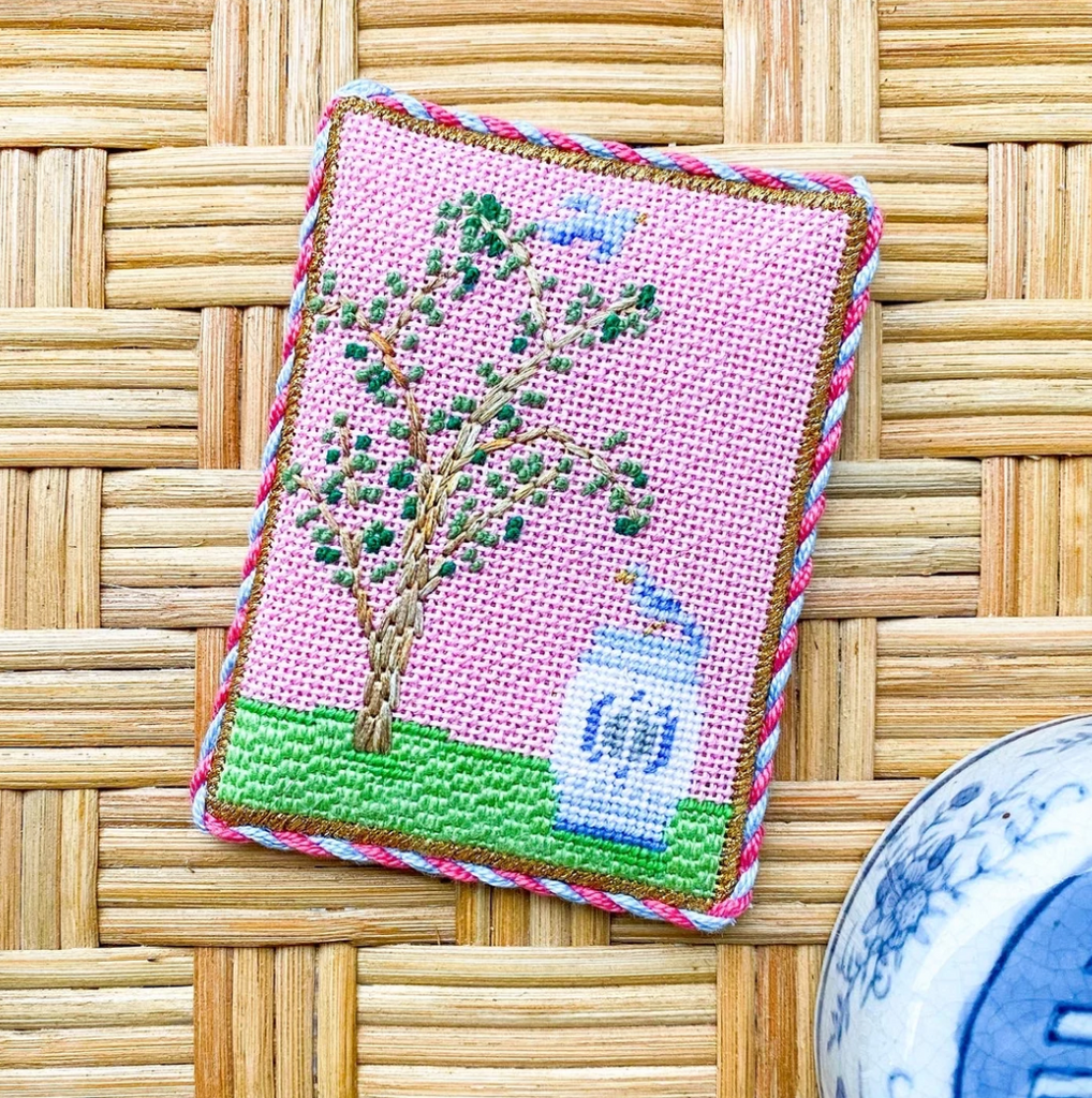 Chinoiserie Silkscreen Canvas - KC Needlepoint