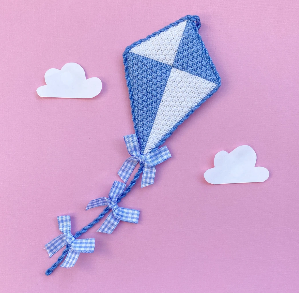 Kite Ornament Canvas - KC Needlepoint
