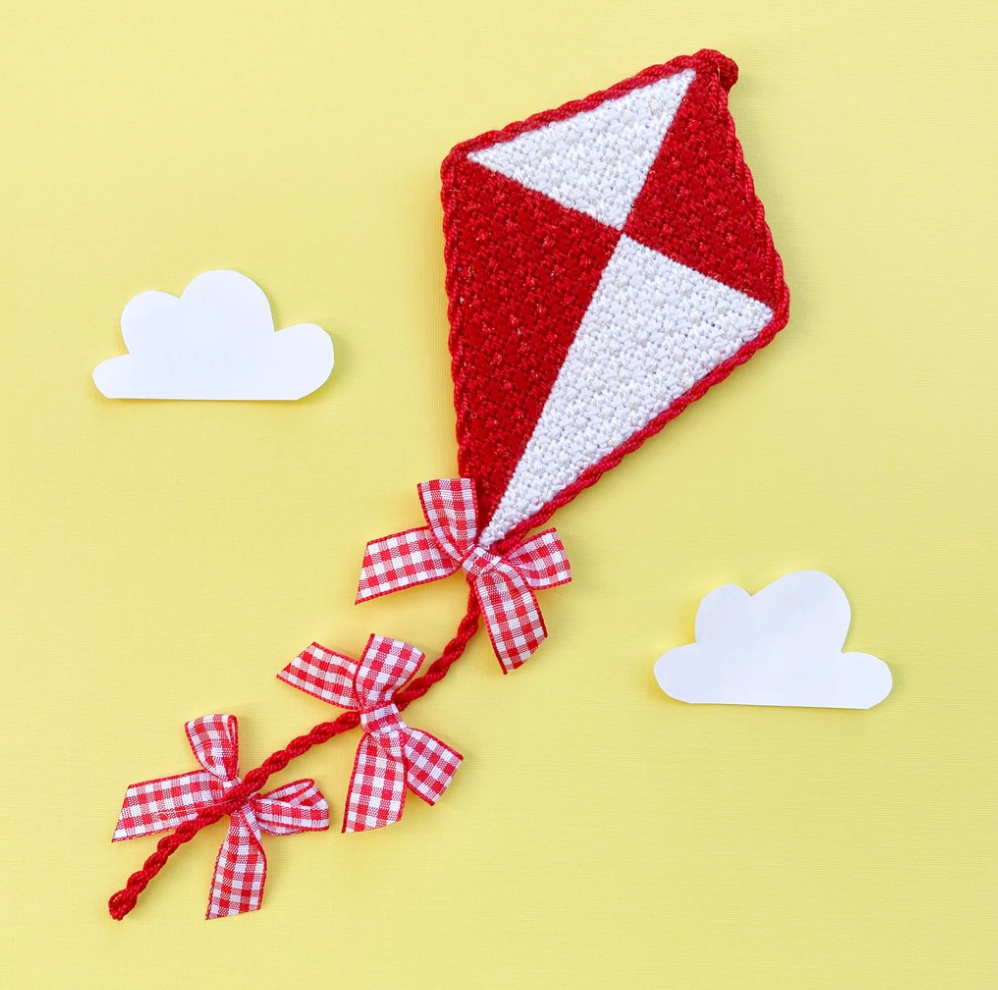Kite Ornament Canvas - KC Needlepoint