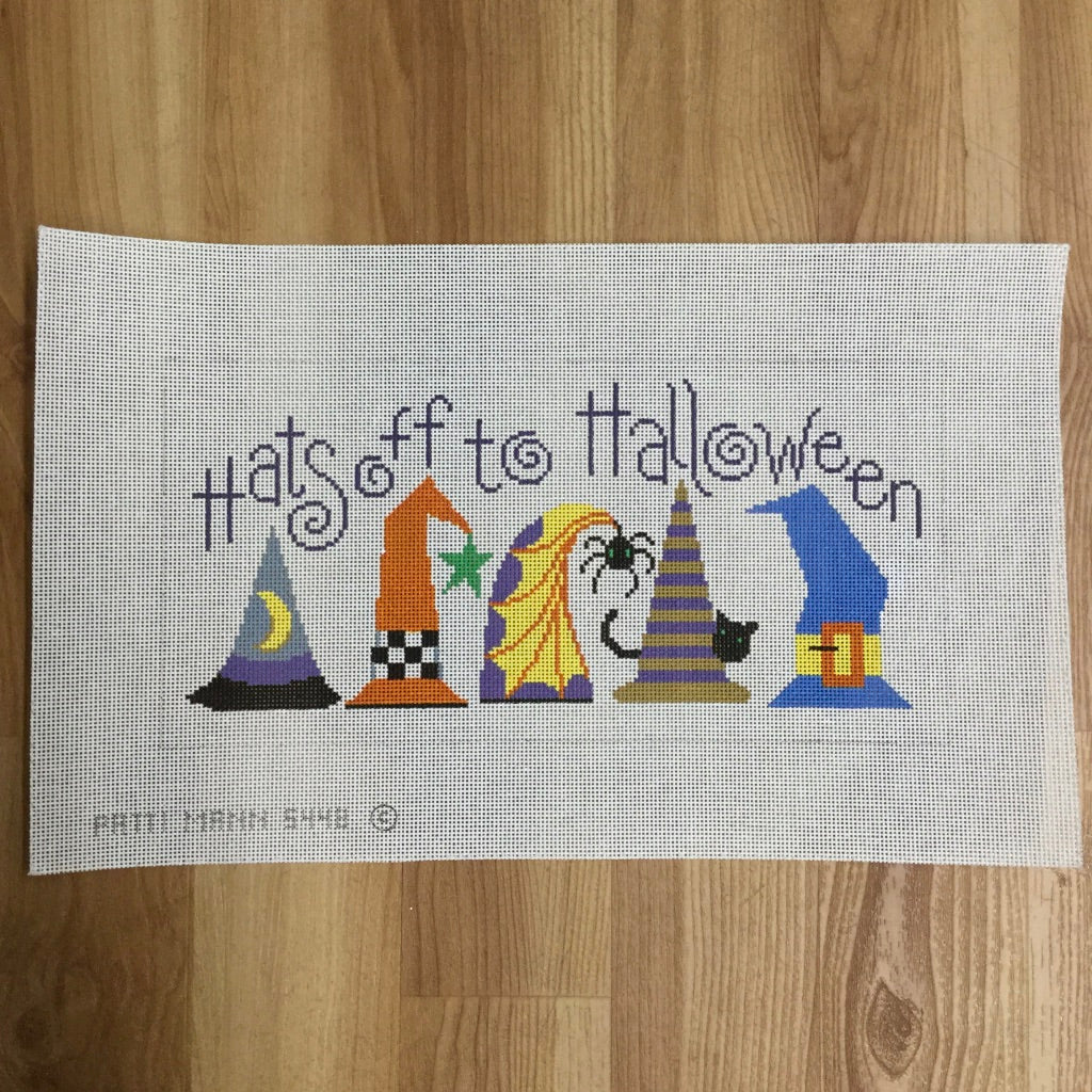 Hats Off to Halloween Canvas - KC Needlepoint
