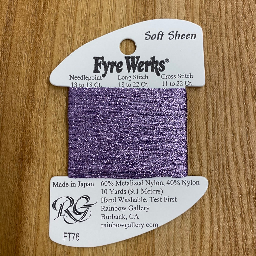 Fyre Werks Soft Sheen FT76 Lilac - KC Needlepoint