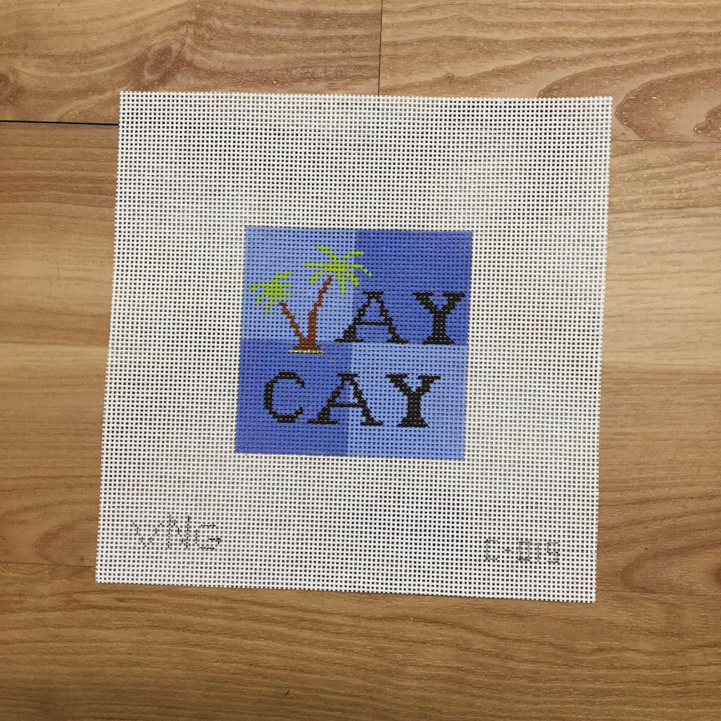 VayCay Needlepoint Canvas - KC Needlepoint