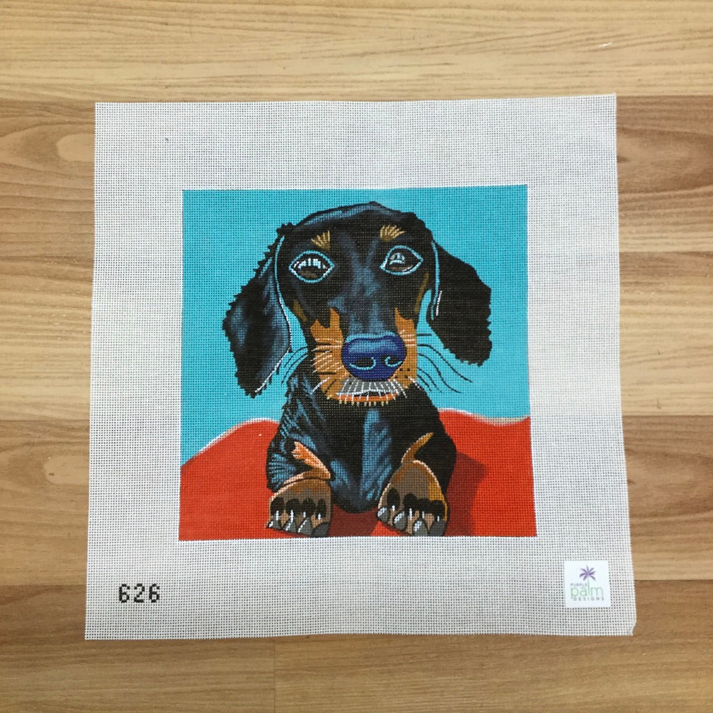 Milo Dog Canvas - KC Needlepoint