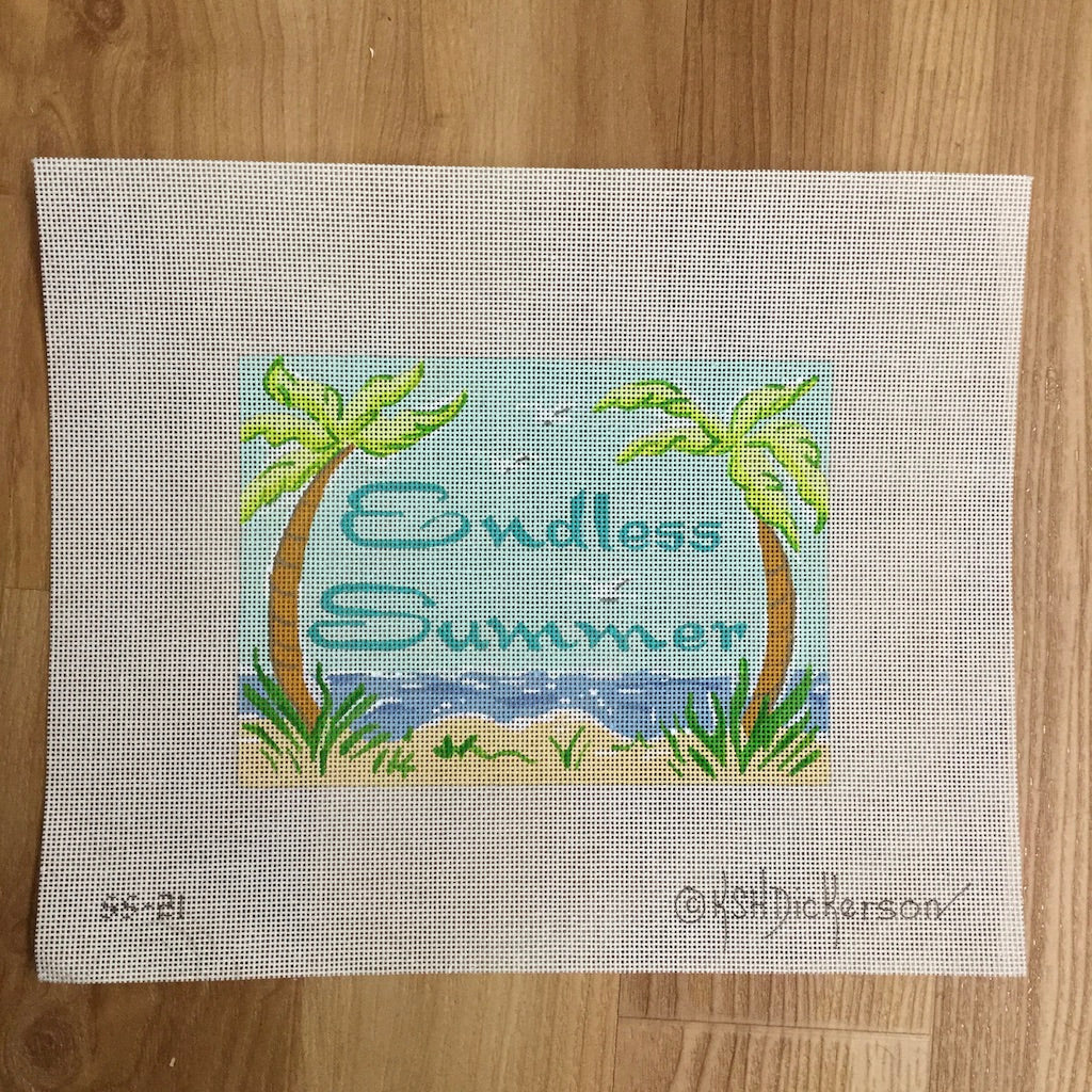 Endless Summer Canvas - KC Needlepoint
