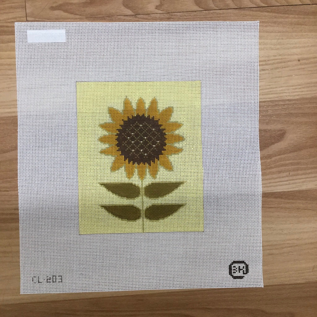 Sunflower Needlepoint Canvas - KC Needlepoint