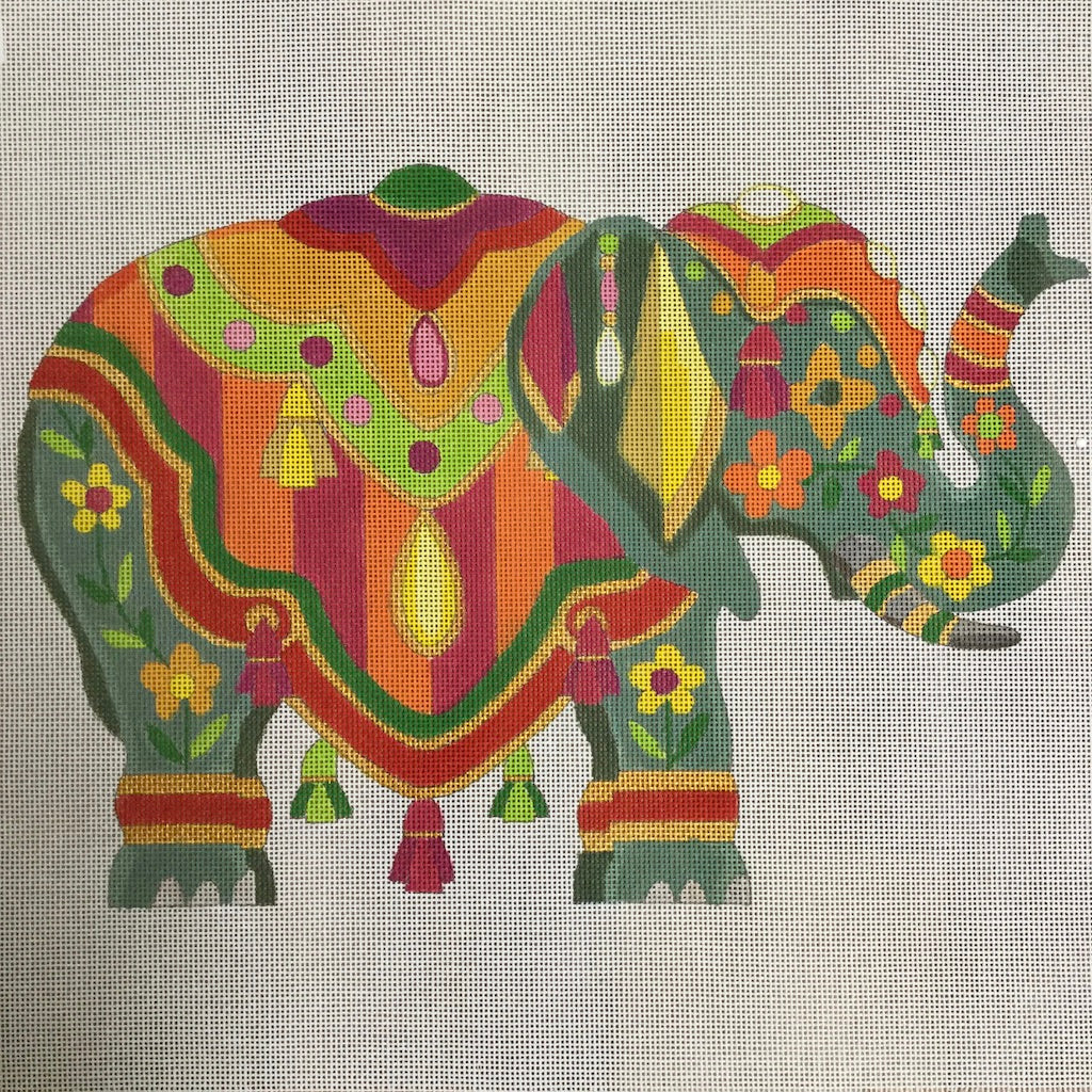 Elephants Needlepoint Kit – Brooklyn Haberdashery